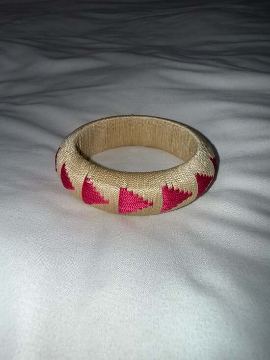 Anthropologie Jewelry - Woven Patterned Bangle Bracelet
